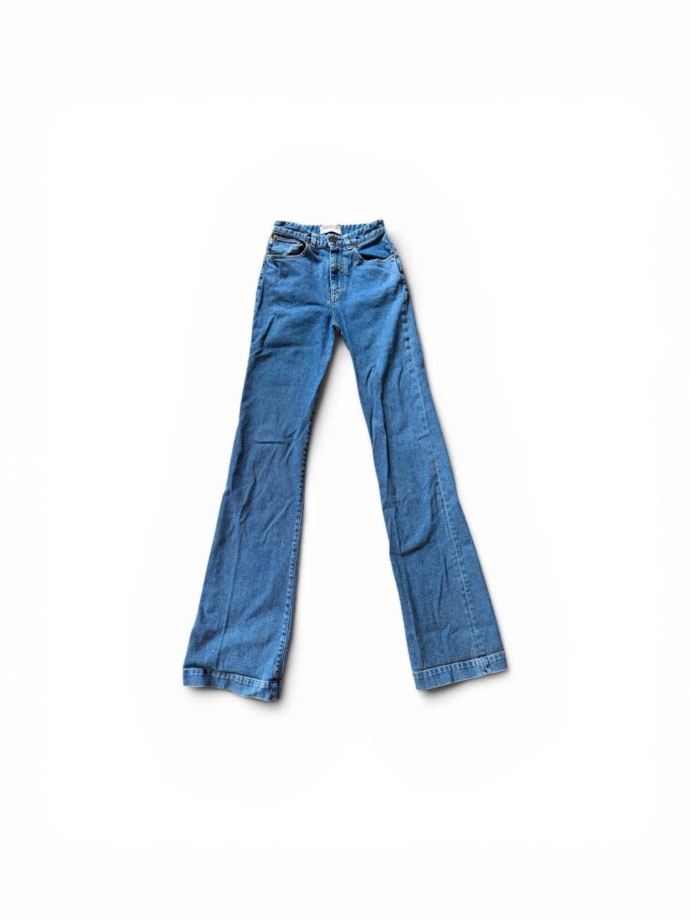 Fiorucci Blue Flare Jeans — Wide Leg Women's Denim